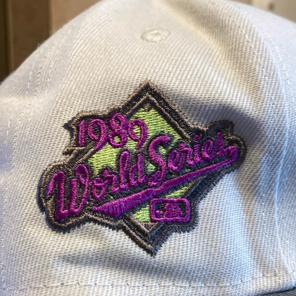 New Era cream/Grey/purple Baseball Oakland Athletics Cap with Patch